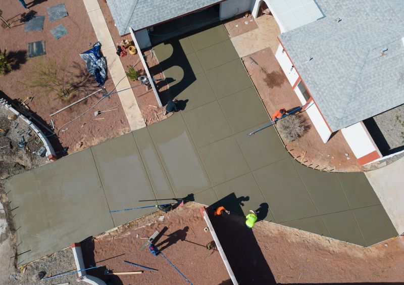 Finished Concrete Driveways