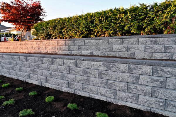 Concrete Retaining Wall Installation in Bainbridge Island