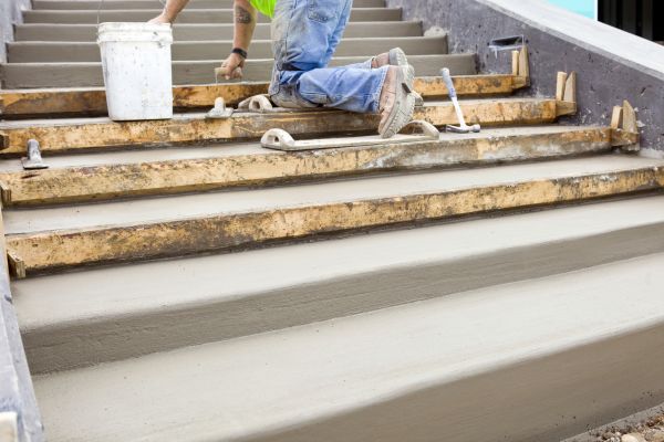 Concrete Steps Pouring in Bainbridge Island