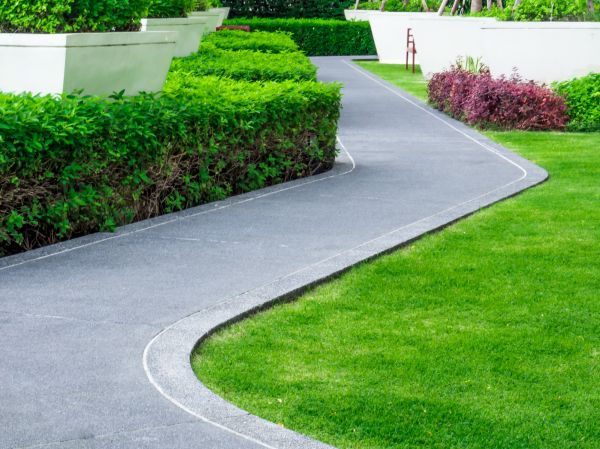 Walkway Curb Installation in Bainbridge Island