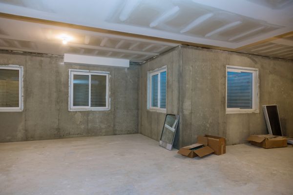 Basement Concrete Installation in Bainbridge Island
