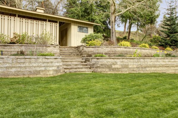 Retaining Wall Construction in Bainbridge Island