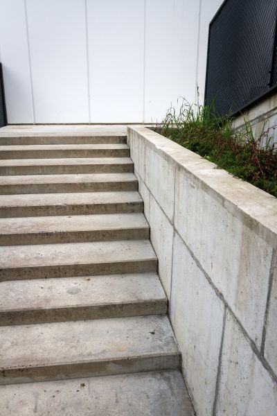 Cement Stair Installation in Bainbridge Island