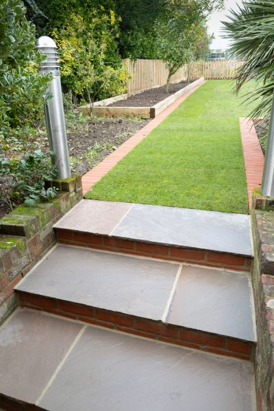 Backyard Steps Installation in Bainbridge Island