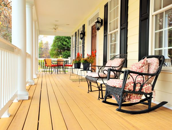 Front Porch Renovation in Bainbridge Island