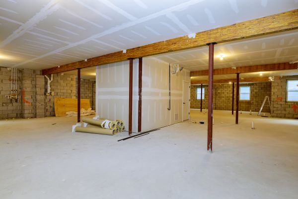 Basement Slab Installation in Bainbridge Island
