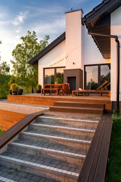 Patio Steps Replacement in Bainbridge Island
