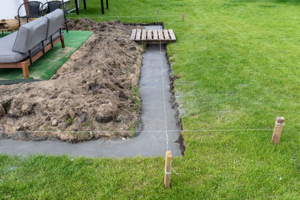 Cement Footer Installation in Bainbridge Island