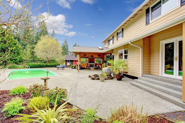 Pool Area Concreting in Bainbridge Island