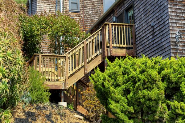 Patio Stair Installation in Bainbridge Island