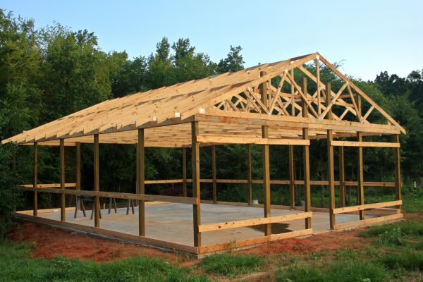 Barn Pad Installation in Bainbridge Island