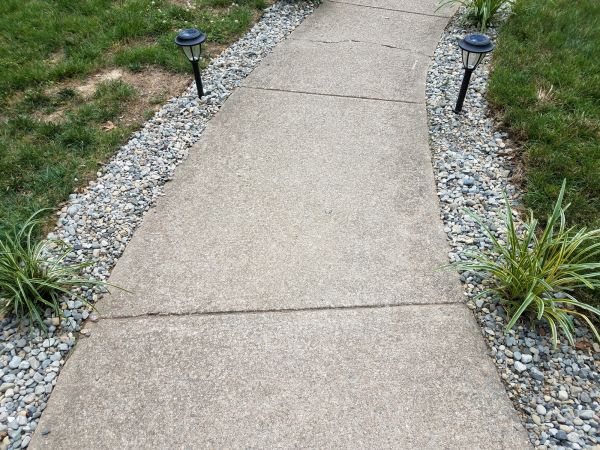 Cement Path Construction in Bainbridge Island