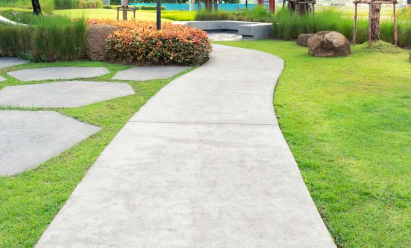 Concrete Sidewalk Installation in Bainbridge Island